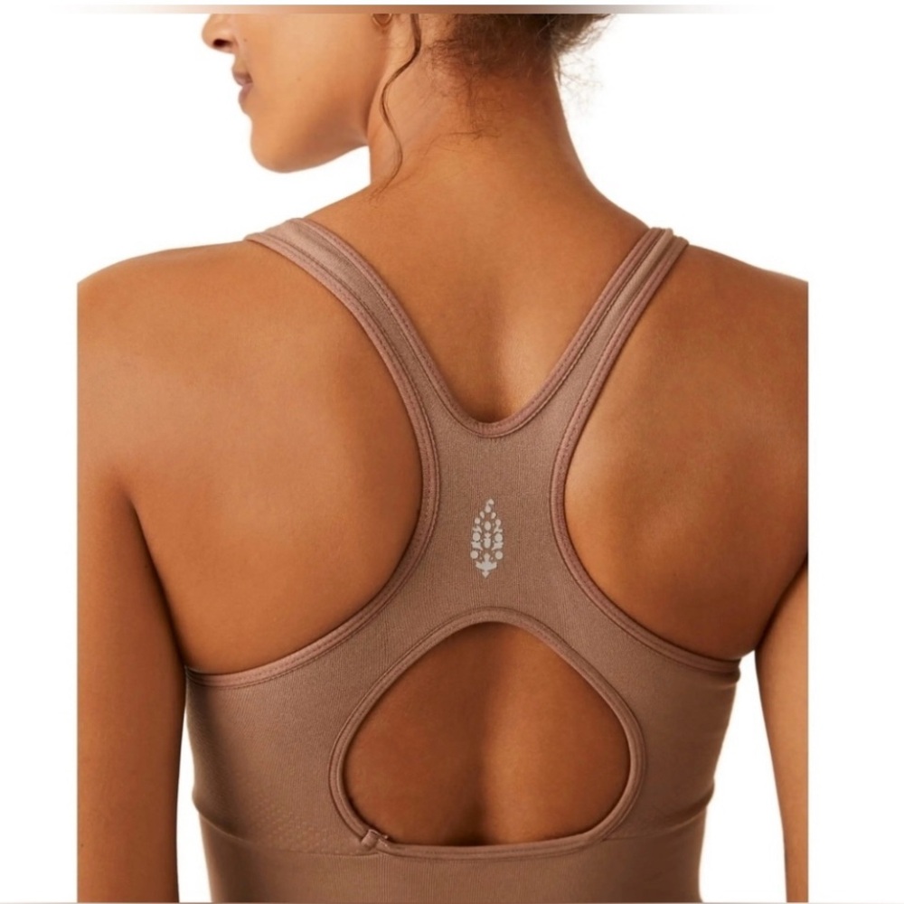 Free People Movement Every Single Time Runsie. NWT Tan/Light Brown - Picture 3 of 8